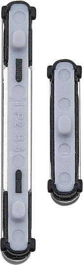 Hard Buttons Power Volume Samsung Galaxy S25 S25 Plus Premium Silver Shadow