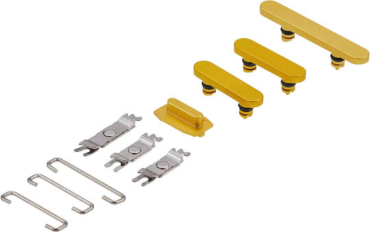 Hard Buttons Power Volume Switch Iphone 14 14 Plus Yellow