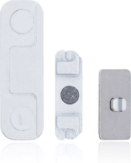 Hard Buttons Set Power Volume Vibrator Iphone 5 Silver