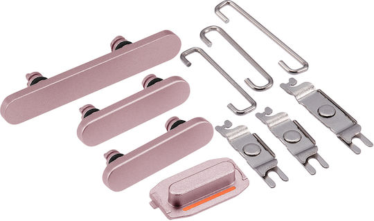 Hard Buttons Power Volume Switch Iphone 15 15 Plus Pink