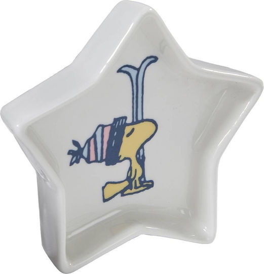 Butlers Platou Decorativ Din Porțelan Alb 10x10cm