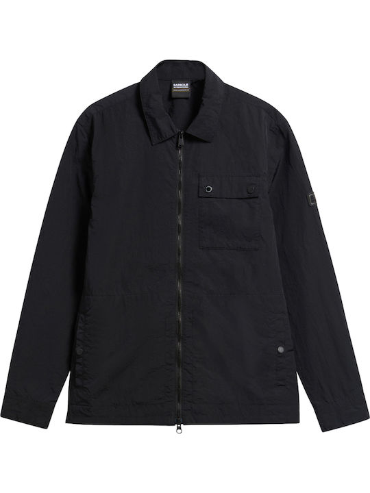 Дълъг ръкав Overshirt Черен