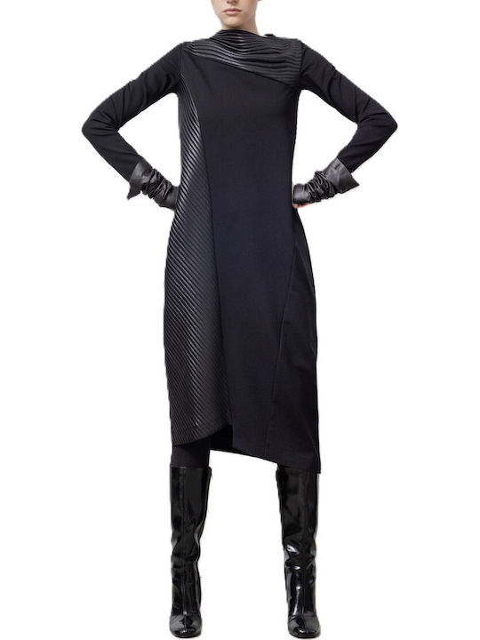 Φόρεμα Contrast-black