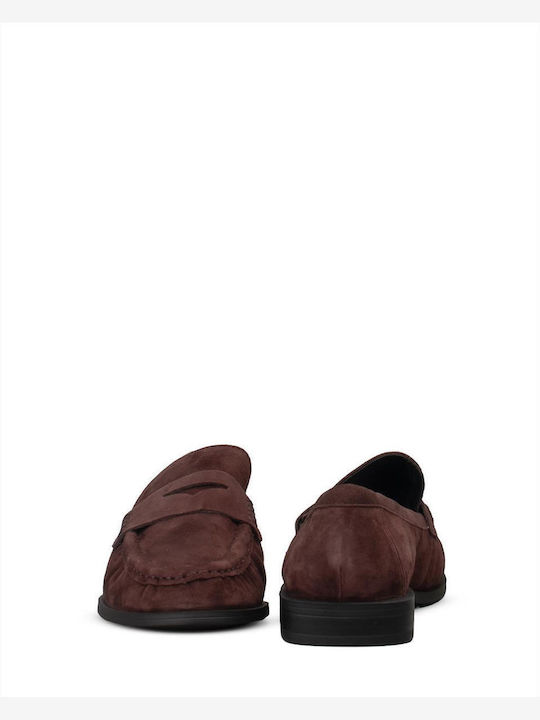 Loafers Dama din Piele în Culoare Maro