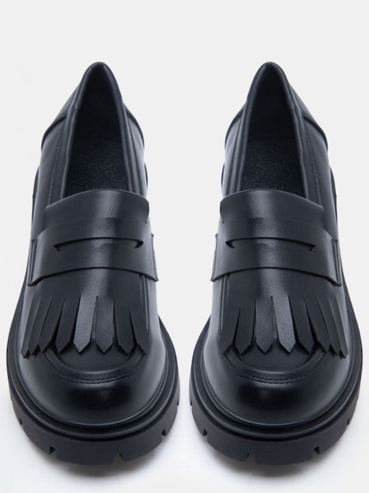 Women's Loafers In Black Colour