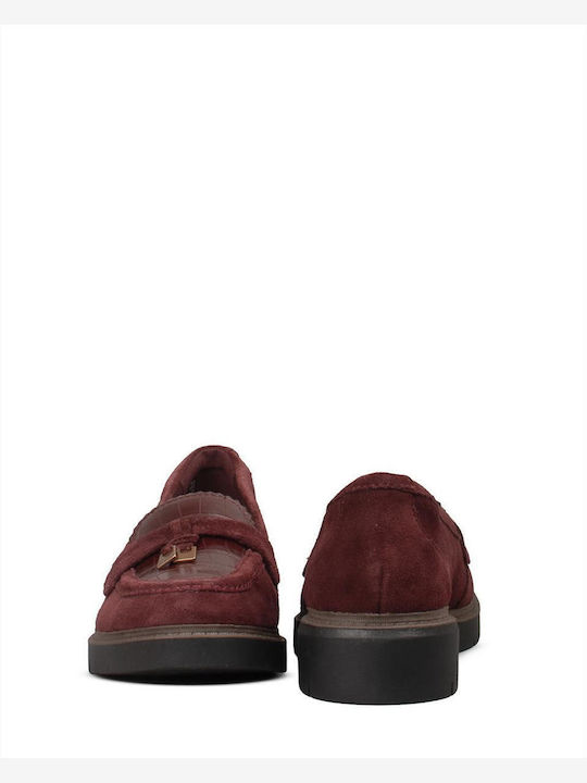 Westlynn Γυναικεία Loafers σε Μπορντό Χρώμα