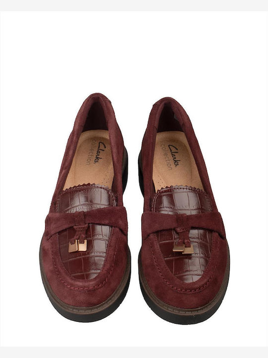 Westlynn Γυναικεία Loafers σε Μπορντό Χρώμα