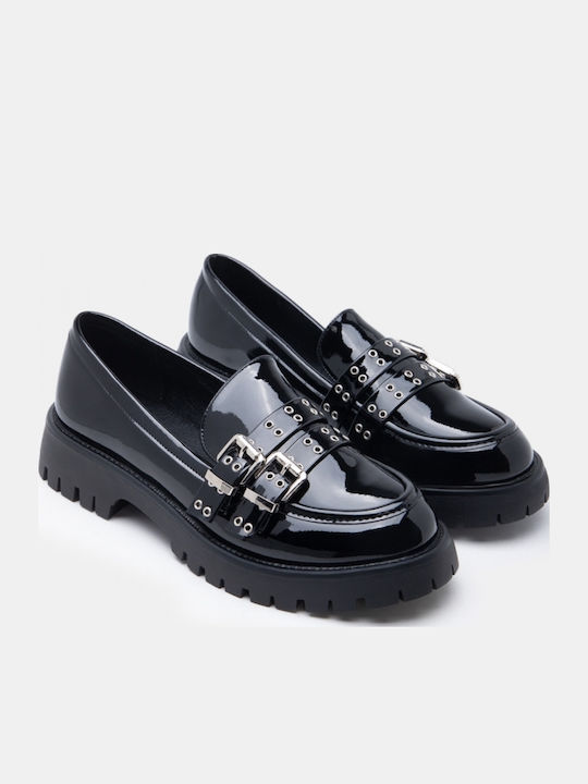 Women's Loafers In Black Colour