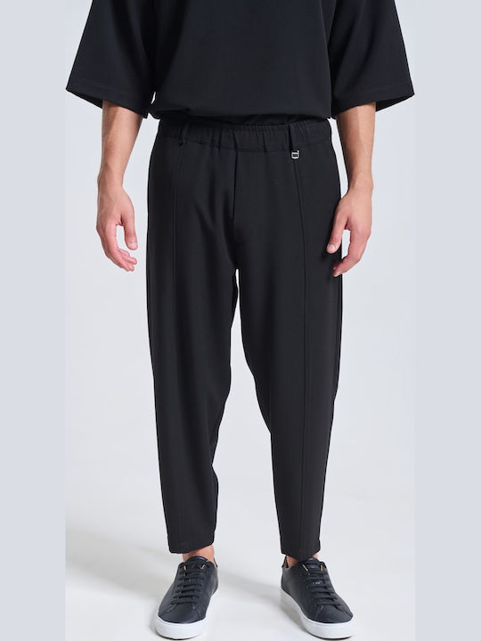 Ανδρικό Παντελόνι Relaxed Fit Μαύρο