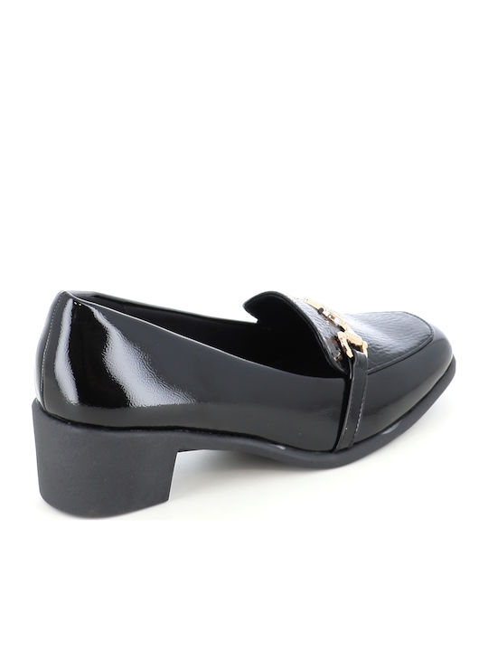 Heels with Mid Heel Black 41/256-61_BLACK
