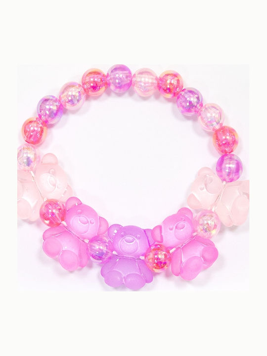 Kids Sneakers with Hoop & Loop Closure Pink