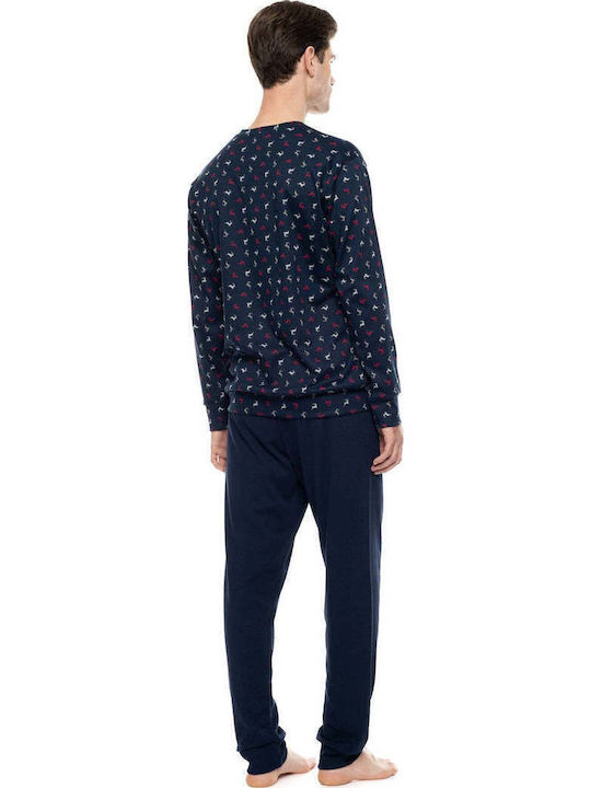 Ulisse Winter Men's Pyjamas Blue