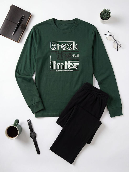 Nina Club Winter Men's Pyjamas Green