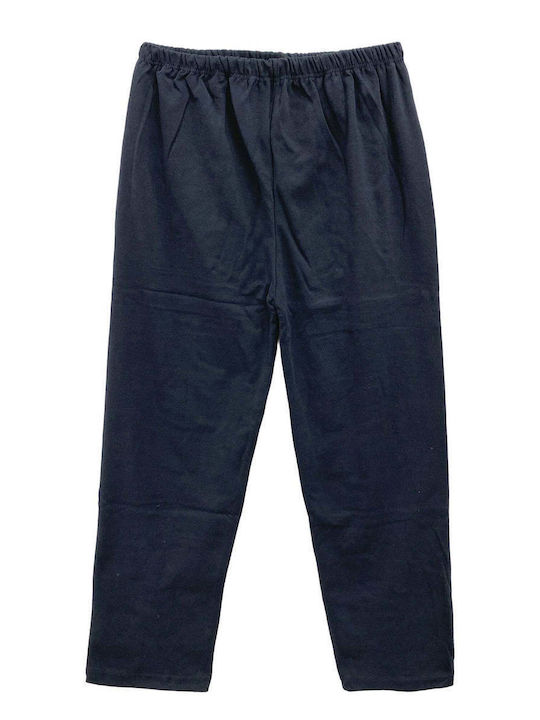 Ansin Pijama de iarnă pentru bărbați din bumbac burgundy