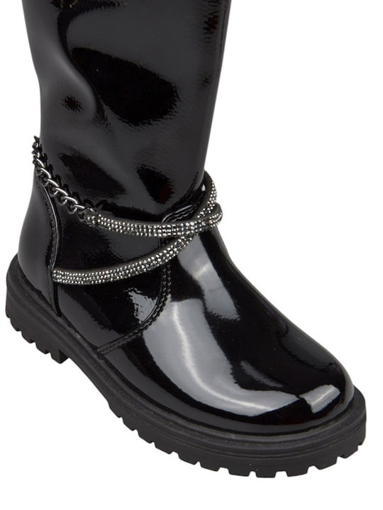 Kids Black Boots