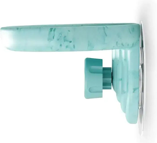 Umbra Wandmontierte Kunststoff-Seifenschale Blau