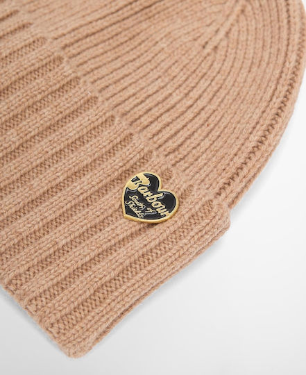 Beanie Γυναικείος Σκούφος Πλεκτός σε Μπεζ χρώμα
