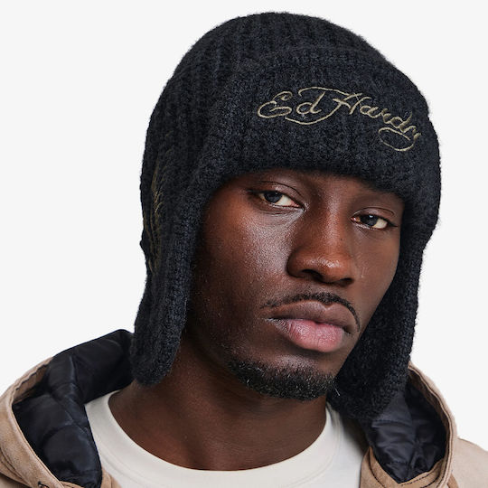 Beanie Unisex Knitted Beanie in Black Colour