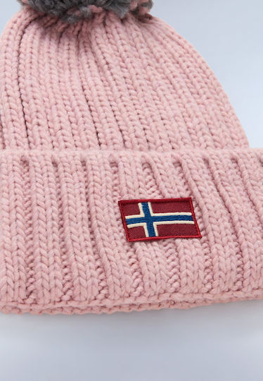 Semiury Beanie Women's Knitted Beanie in Pink Colour