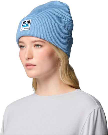 Whirlibird Cuffed Beanie Men's Knitted Beanie in Blue Colour