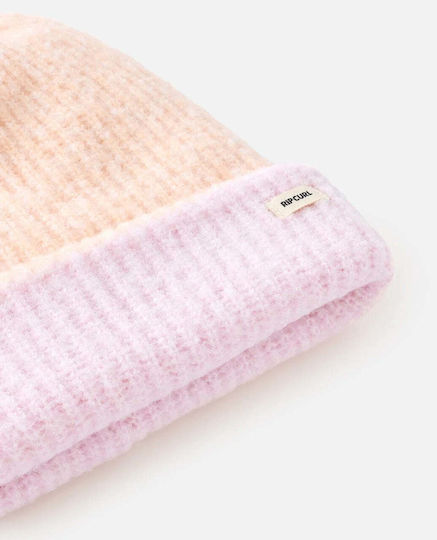 Beanie Unisex Reversible Knitted Beanie In Orange Colour