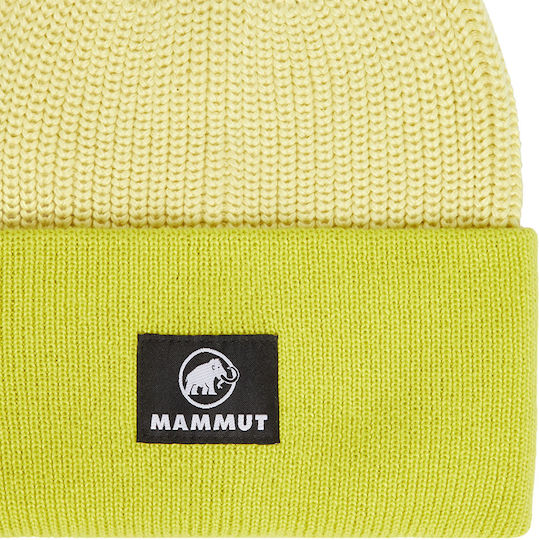 Beanie Ανδρικός Σκούφος Πλεκτός σε Κίτρινο χρώμα