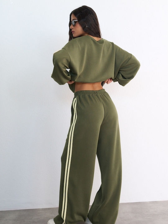 Damen Jogginghosen Khaki