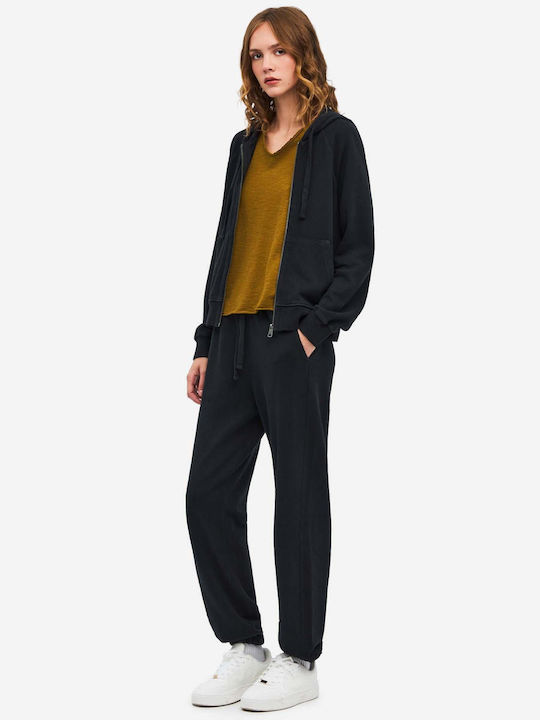 Παντελόνι Φόρμας Fleece Μαύρο