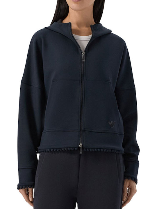 Emporio Armani Дамска жилетка суитшърт Blue/black