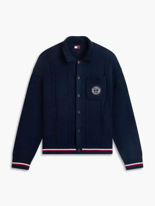 Ανδρική Ζακέτα Πλεκτή Dark Blue
