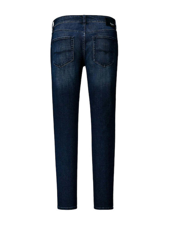 Stanley Men's Jeans Pants Slim Tapered Fit Blue