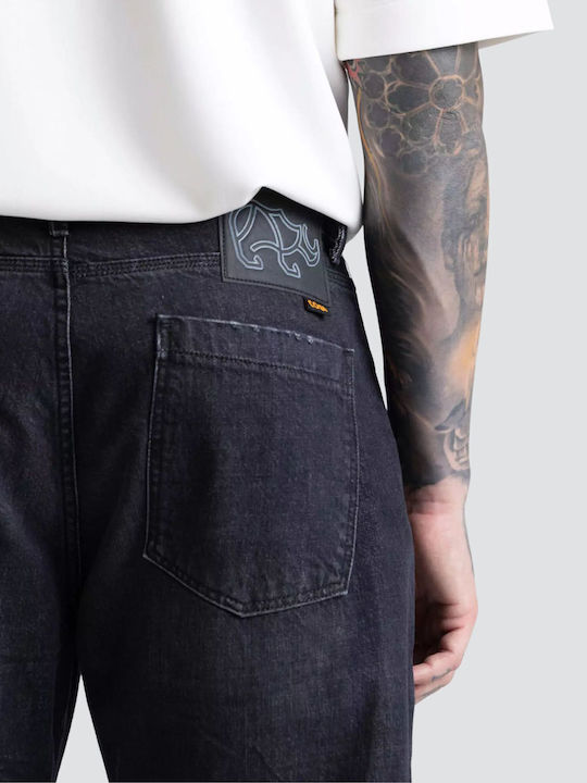 Мъжки дънков панталон Loose Fit Black_denim
