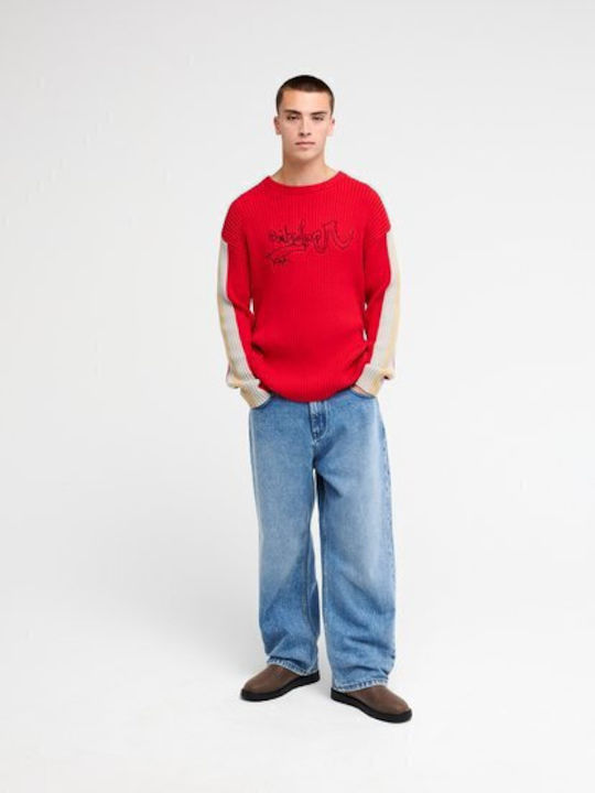 Men's Baggy Blue Jeans Pants
