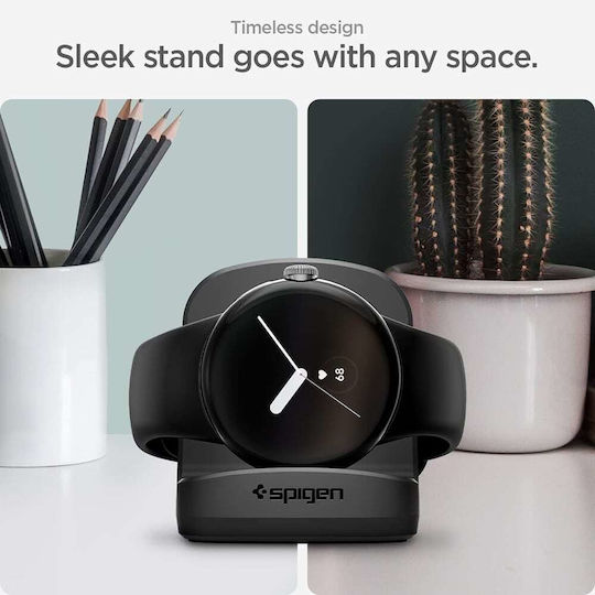 Spigen Google Pixel Uhr Ladegerät Stand S354 Google Pixel Uhr 1 Kratzfreies Tpu Schwarz Amp05796