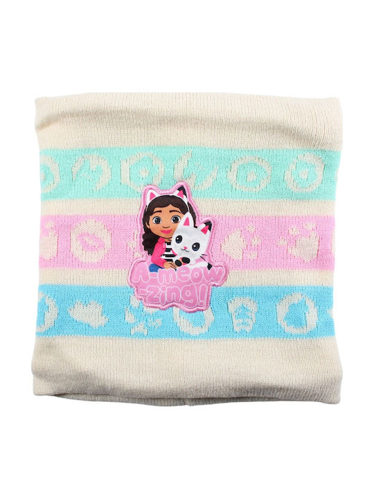 Kinder Beanies Set mit Schal und Handschuhen Gestrickt Rosa 3 Stück