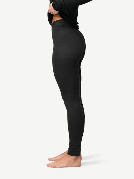 Women's Thermal Underwear Devold Breeze Merino 150 Longs Black Black Go 180 110 A