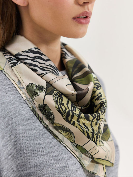 Hemithea Women's Khaki Shawl