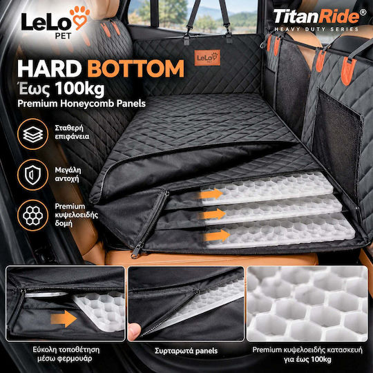 Lelo Pet Premium Wasserdicht Sitzbezug für Hunde Auto Reisezubehör