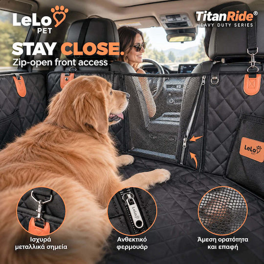 Lelo Pet Premium Wasserdicht Sitzbezug für Hunde Auto Reisezubehör