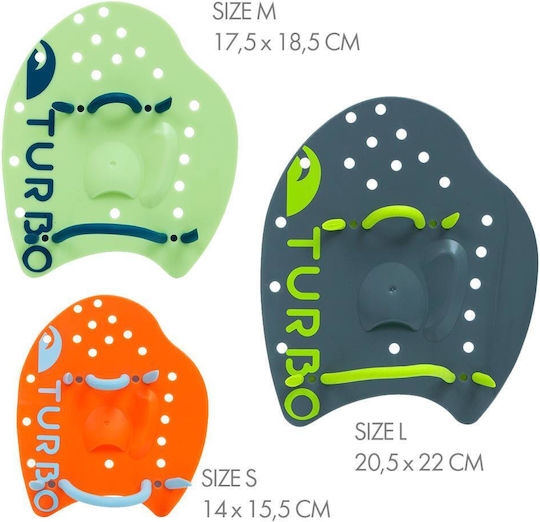 Turbo Professionale Schwimmhandpaddel Nuba Flat Schwimmhandpaddel M Turbo Grüne