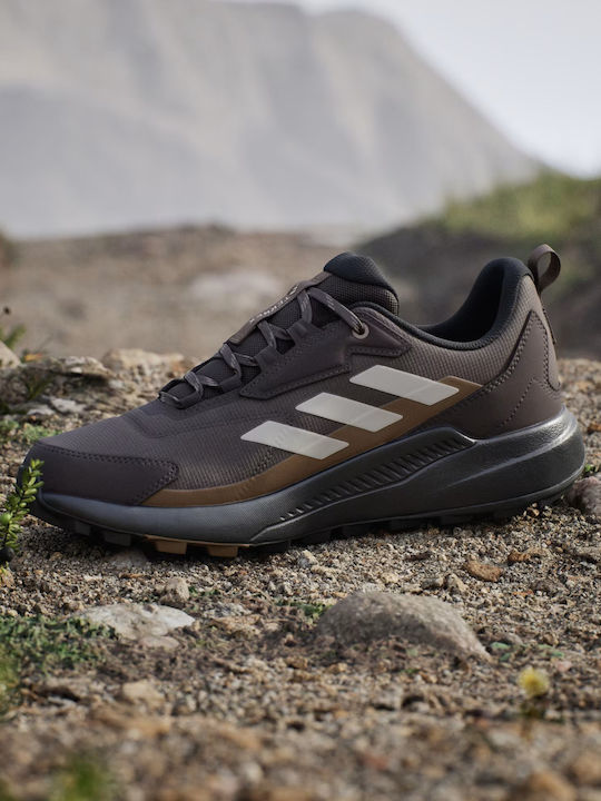 adidas Terrex Anylander Rain.rdy Men's Hiking Shoes Waterproof with Gore-Tex Membrane Brown