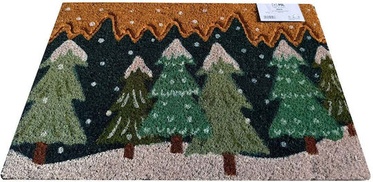 Pol Carpets Covoare De Intrare Din Nucă De Cocos Cu Strat Antiderapant Maro 40x60cm Grosime 15mm