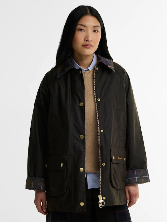 Barbour Beadnell Damen Jacke Für Winter Khaki