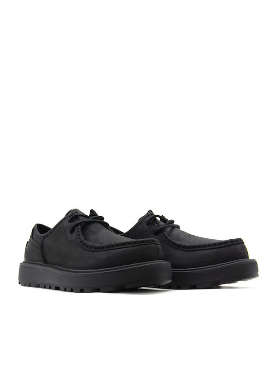 Leather Men's Casual Shoes Black