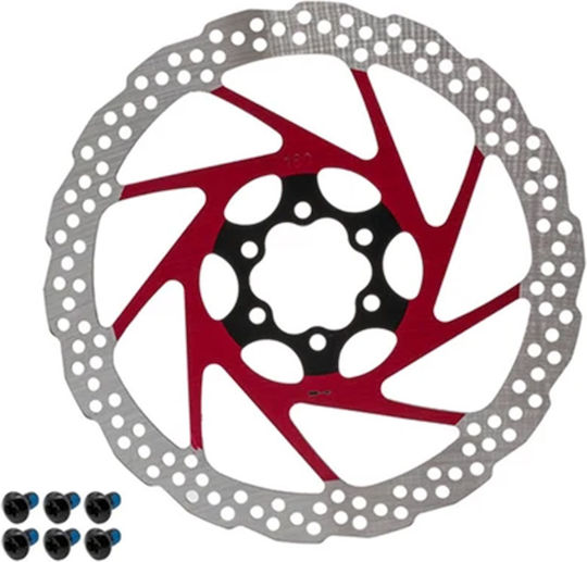 Discuri De Frână Ewheel 6 Bolt 180mm Roșie