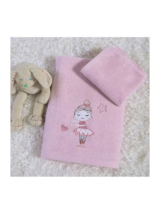 Nef-Nef Homeware Σετ Βρεφικές Πετσέτες 2τμχ Ballerine World L.lilac 70x140cm Βάρους 420gr/m² Nef-Nef Homeware Σετ Βρεφικές Πετσέτες 2τμχ Ballerine World L.lilac 70x140cm Βάρους 420gr/m²