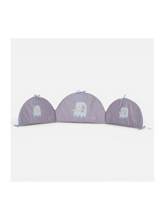 Nef-Nef Homeware Set Babyhandtücher 2 Stück Elefanten Grau 70x140cm Gewicht 420gr/m²