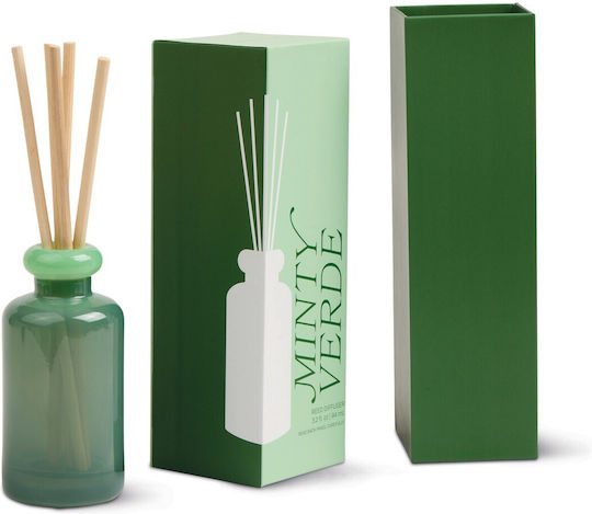 Gestapelter Gläserner Diffusor Mintgrün 94ml Paddywax