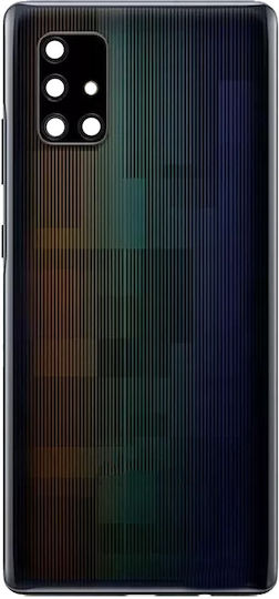 Rückseitiges Glas Kameraobjektiv Abdeckung Für Samsung Galaxy A71 5G A716U 2020 Service Pack Prism Cube Schwarz