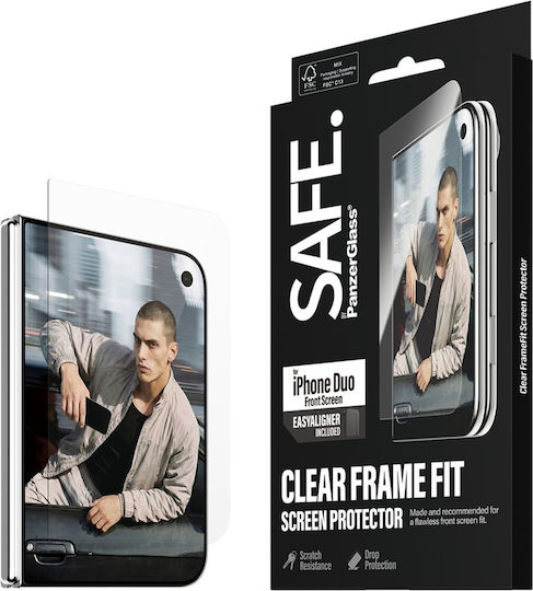 Закалено Стъкло Safe By PanzerGlass Протектор Под Екран Ултра Широк С Лесен Алайнер iPhone Duo